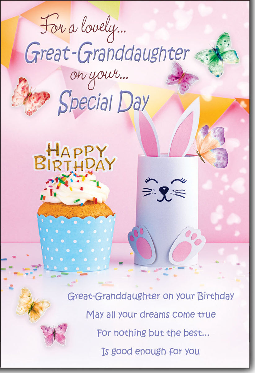 Great Granddaughter Birthday Card Sentimental Verse Cards Through The