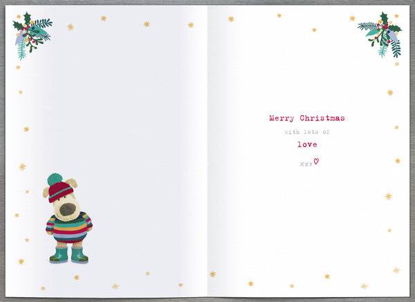 Dad Christmas card - Boofle