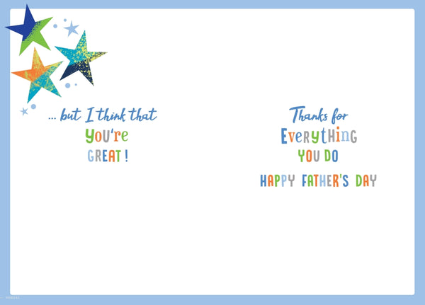 Father’s Day card- modern text