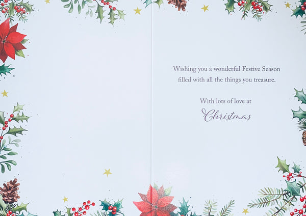 Auntie Christmas card - sentimental verse