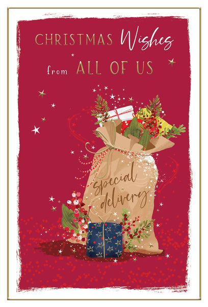 From all of us Christmas card - Xmas gifts