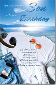 Son birthday card- sentimental verse