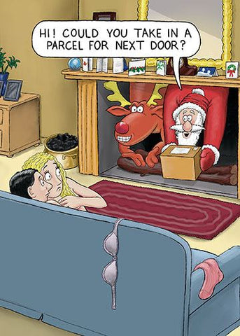 Funny Christmas card - delivery problems