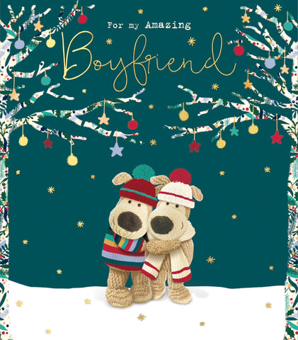 Boyfriend Christmas card - Boofle