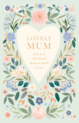 Mum Mother’s day card- flowers