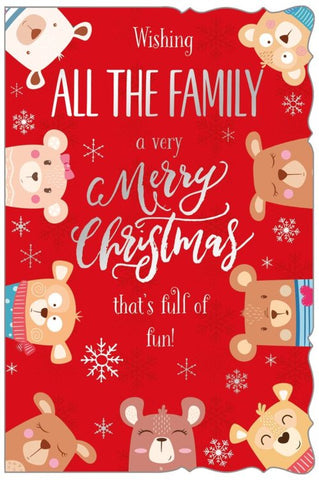 To all the family Christmas card- cute