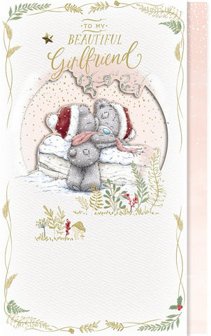 Me to you - Girlfriend Christmas card- large card