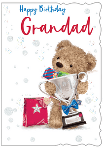 Grandad birthday card- cute bear