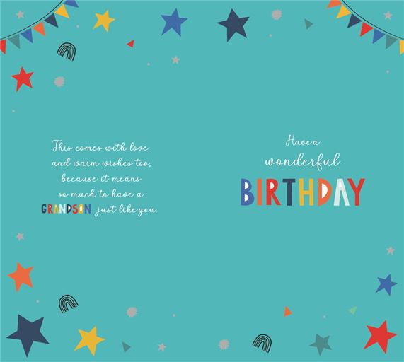 Grandson birthday card - birthday gifts