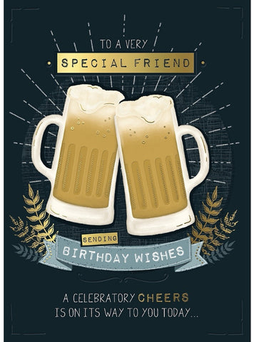 Friend birthday card - birthday beers
