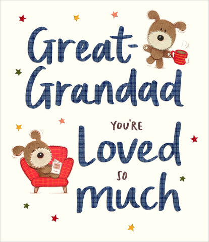 Great Grandad birthday card- cute bear