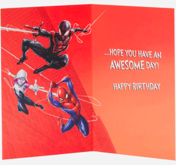 Brother birthday card - Spider Man card