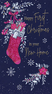 First Christmas in your new home card