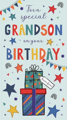Grandson birthday card - birthday gifts