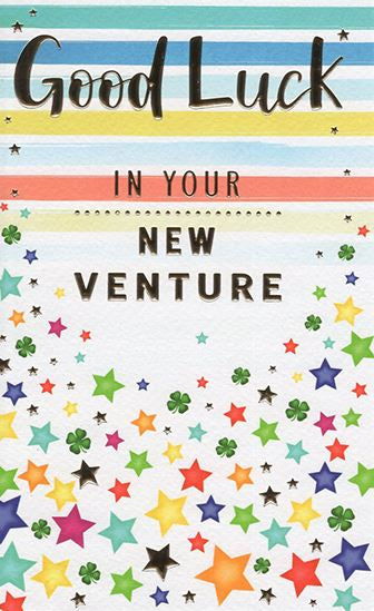 Good luck card - New venture