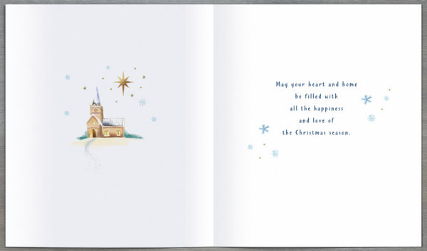 Religious Christmas card - Christmas peace