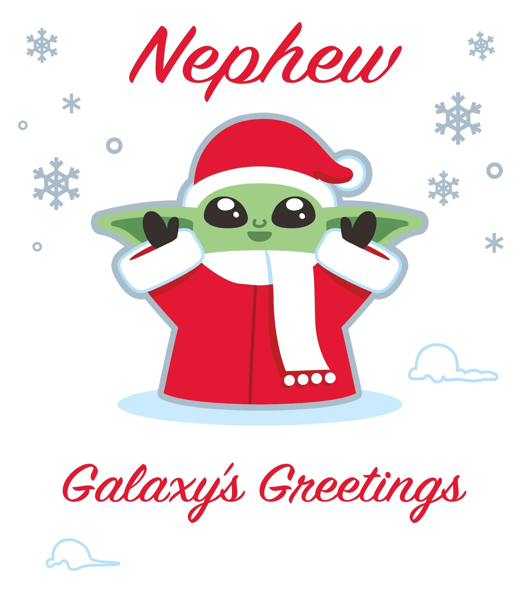 Nephew Christmas card - Star Wars