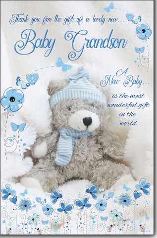 Birth of Grandson Thank you for grandson card