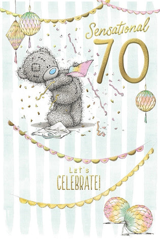 Me to you 70th birthday card