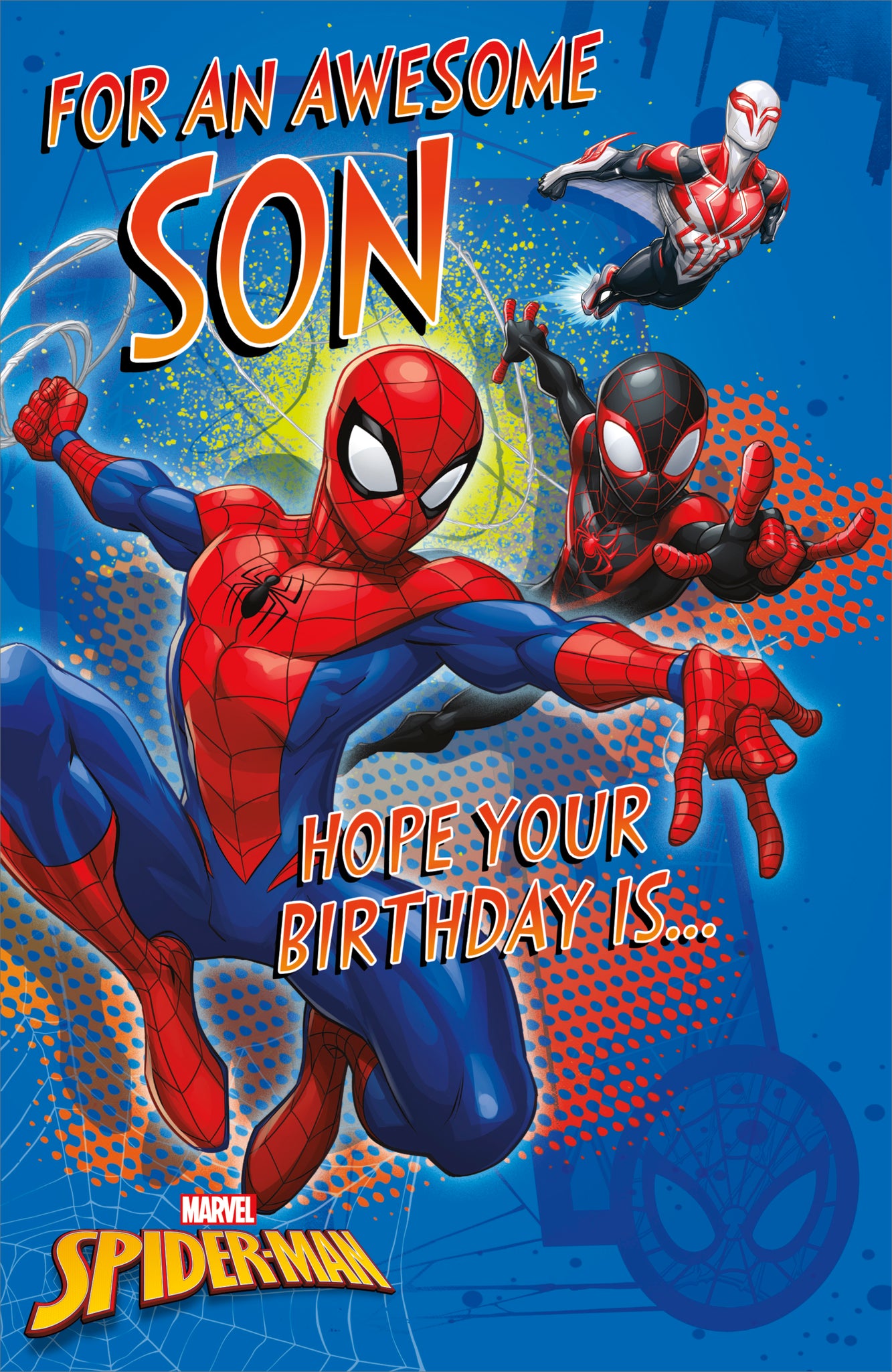 Son birthday card - Spider-Man 3D pop up