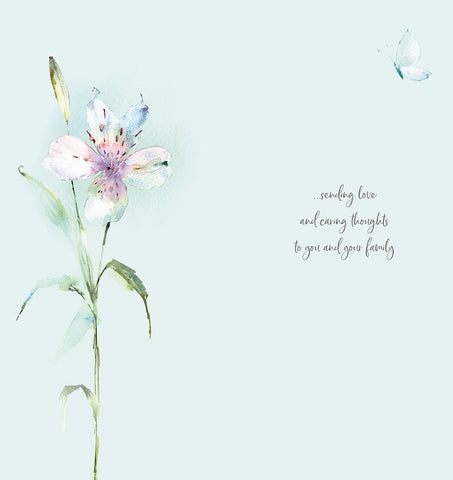 Sympathy card- Lilly