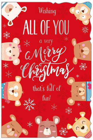 To all of you Christmas card - cute