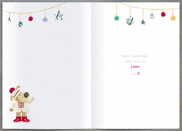 Auntie Christmas card - Boofle