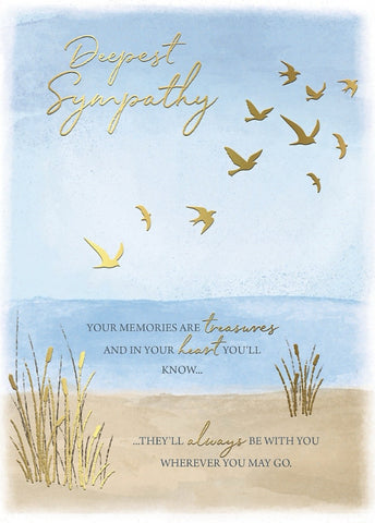 Sympathy card -memories