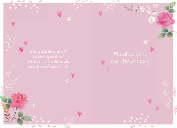 Wife anniversary card - sentimental verse