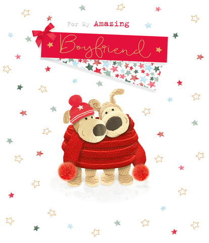 Boyfriend Christmas card - Boofle