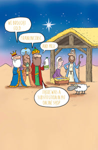 Funny Christmas card - Festive online shopping