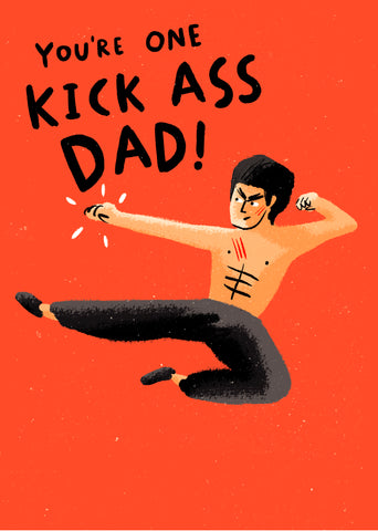 Dad Father’s Day card - Bruce Lee