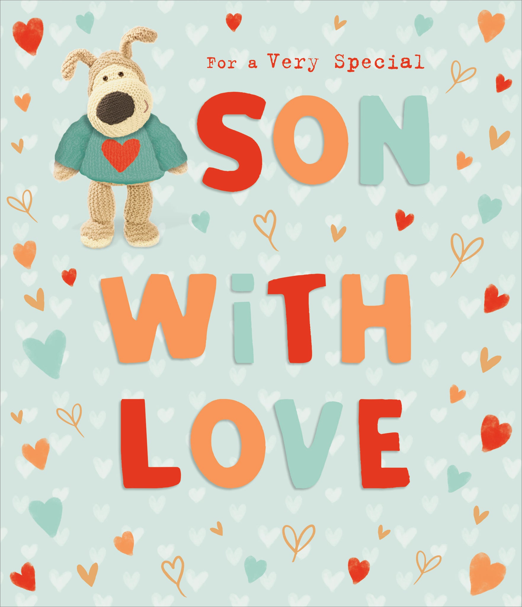 Son Valentine’s Day card - Boofle