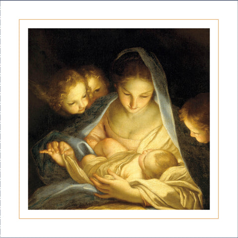 Religious Christmas card - Jesus birth