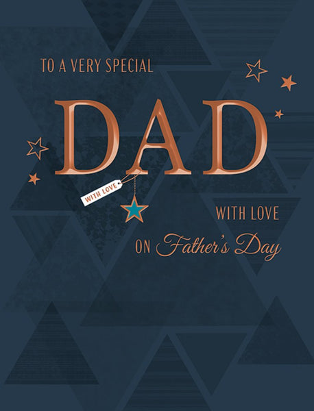 Dad Father’s Day card- modern stars