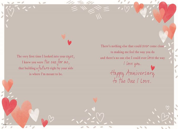 Our anniversary card - sentimental verse