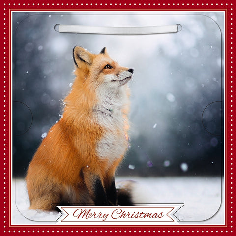 3D General Christmas card - majestic fox