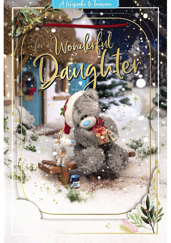 Me to you - Daughter 3D Christmas card