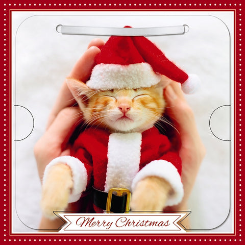 3D General Christmas card - Christmas kitten