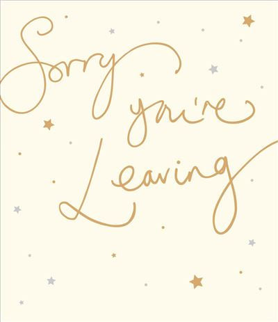 Leaving card