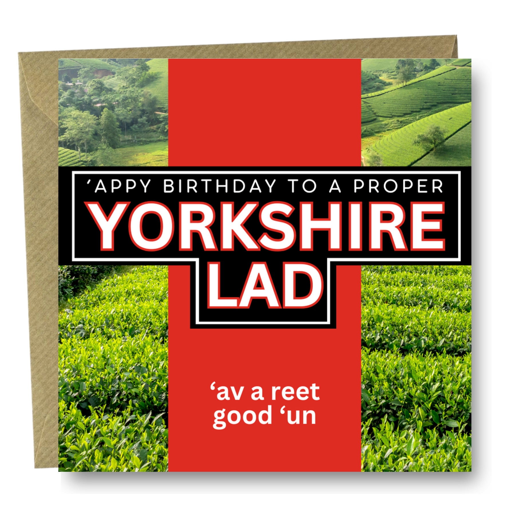 Funny Birthday card - Yorkshire lad