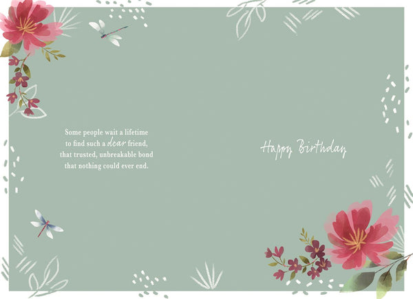 Friend birthday card - sentimental birthday