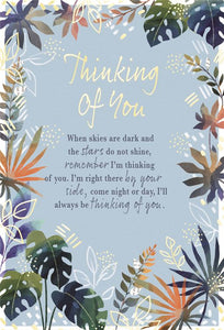 Thinking of you card - thoughtful verse