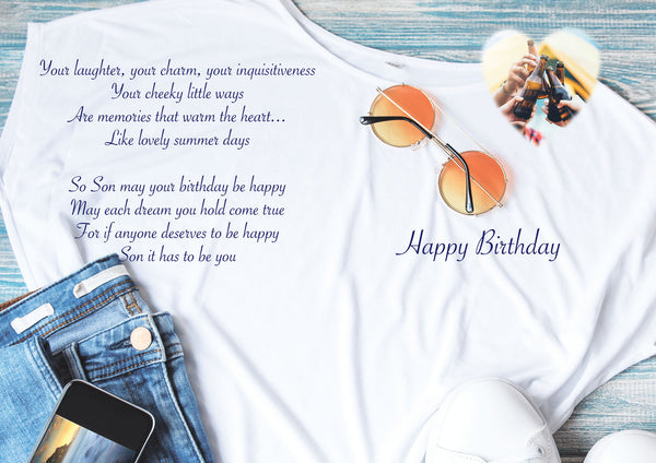 Son birthday card- sentimental verse