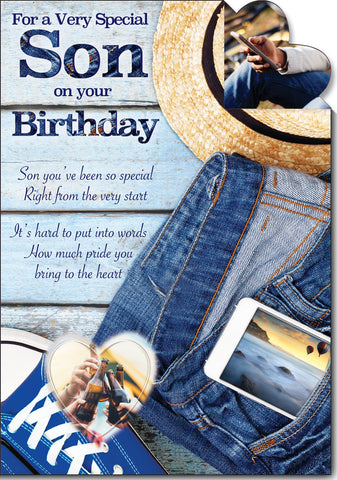 Son birthday card- sentimental verse