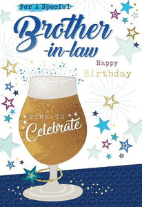 Brother in law birthday card - birthday beers