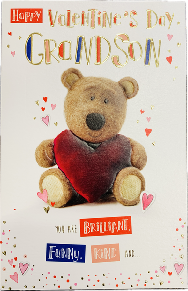 Grandson Valentine’s Day card