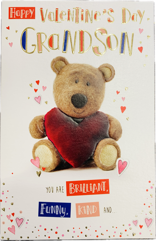 Grandson Valentine’s Day card