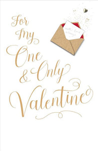 Valentine’s Day card - One and only