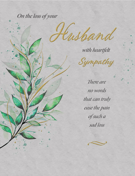 Loss of your Husband sympathy card